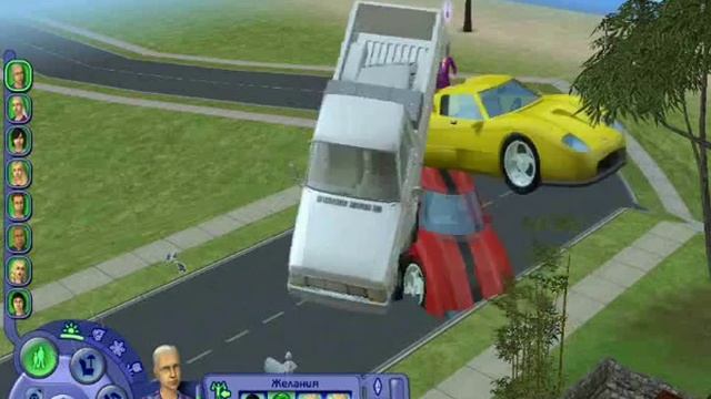 SIMS 2: Cheat Code - moveobjects on/off ; The best fun in Sims 2!!! (Very Funny)!! ;D смотреть онлайн