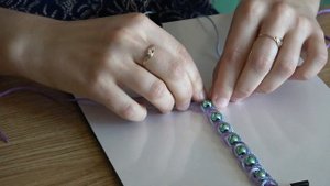 Мастер-класс по изготовлению браслетов из шнуров и бусин