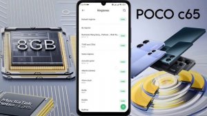 How to Set POCO C65 Ringtone | Set Music Ringtone on Poco C65