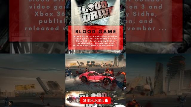 BEST RAGE RACING GAME | Blood Drive AVAILABLE ON XBOX360 #shorts