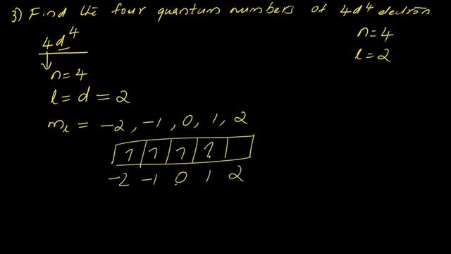 Practice Problems on Quantum Nnumbers I  Orbital Angular Momentum Calculation