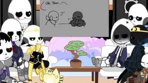 Sans aus react to what if blue joined the bad sans!