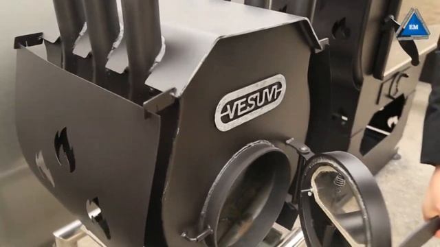 ПЕЧЬ БУЛЕРЬЯН VESUVI - максимальная комплектация (варочная поверхность + стекло + перфорация) смотреть онлайн