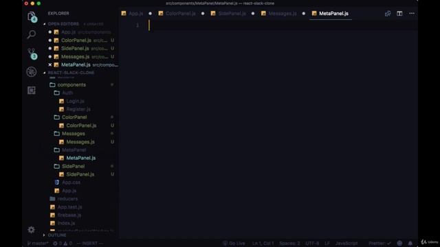 Building Out Chat Console - Scaffold App Components смотреть онлайн