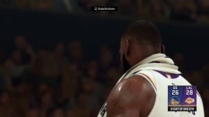 NBA 2K22 [PC] Gameplay - Los Angeles Lakers vs Golden State Warriors