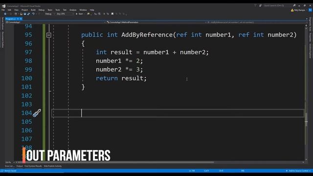 C# Method Parameters