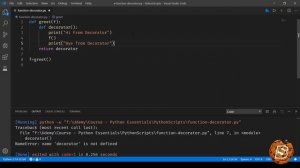 36. Python Essentials: Function Wrappers and Decorators in Python