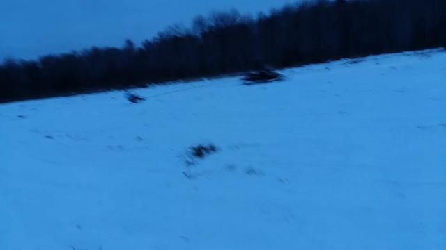 покатушки на снегокате!!!