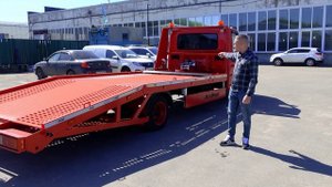 Эвакуатор ГАЗель НЕКСТ. ❌Феррари❌ ?по Русски?!