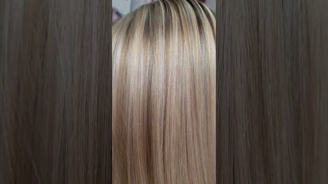 Растяжка цвета.#haircolorist #hair #блонд #haircoloring