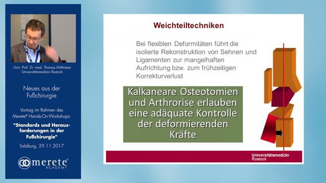 Vortrag: Neues aus der Fußchirurgie