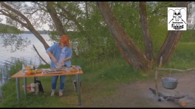 Рыбный день 15 Шашлык из налима Ημέρα μαγειρέματος ψαριών 15 Part1 смотреть онлайн