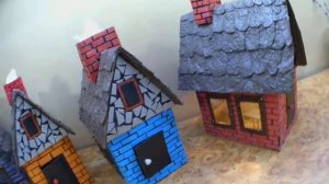 Домики из картона