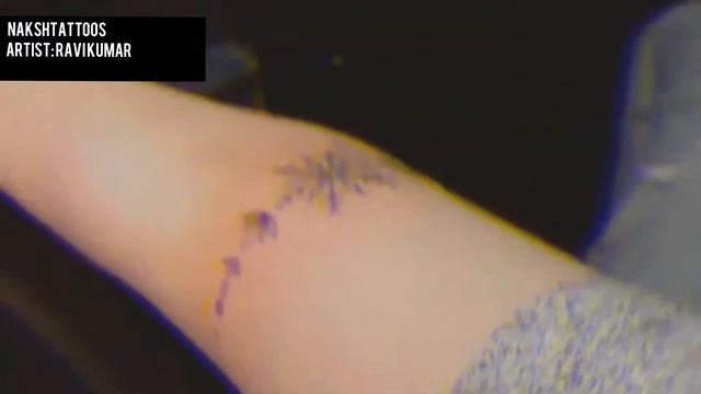 || SNOW FLAKE TATTOO || NAKSH TATTOOS || ARTISTS : RAVI KUMAR || смотреть онлайн