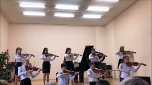 Крылатов. Прекрасное далеко. Образцовый ансамбль скрипачей. Рук. Г.Х.Исханиди, конц. Н. Белоконова