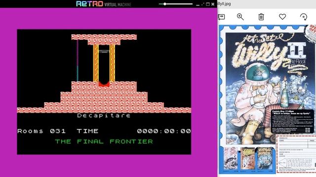 Jet Set Willy II The Final Frontier [Satansoft] - ZX Spectrum - Retro Virtual Machine смотреть онлайн