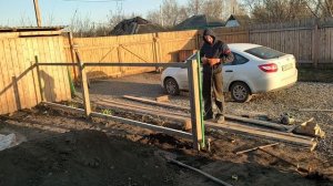 восстанавливаем разобранный забор