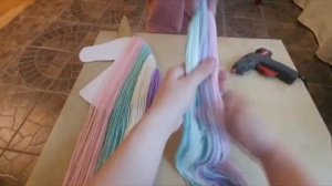 Мастер класс настенное панно в детскую "Сказочный единорог"