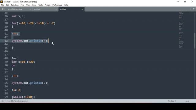 Loops in JAVA || Interconversion between while, do-while, for loop in java