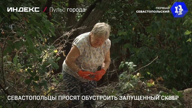 Севастопольцы просят обустроить запущенный сквер