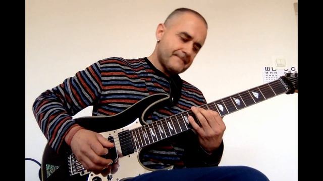 "Back in Black" Guitar Solo Cover. Ibanez Universe 777BK. #acdc #acdccover #acdcfan смотреть онлайн