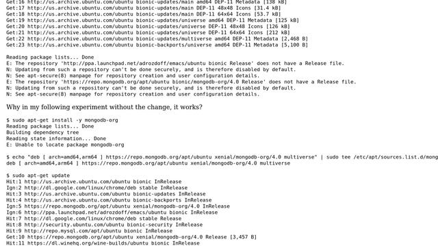 Ubuntu: Do I need to change a command which adds a repository for xenial in Ubuntu 18.04? смотреть онлайн