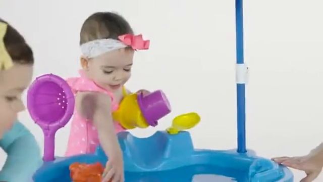 Столик для игр с водой - Каскад Step2 Spill & Splash Seaway Water Table смотреть онлайн