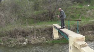 Крым. Рыбалка на реке Салгир