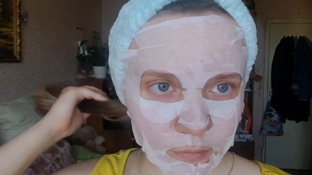 VLOG: ОБЗОР УВЛАЖНЯЮЩЕЙ ТКАНЕВОЙ МАСКИ ДЛЯ ЛИЦА ОТ EL'SKIN ?♀️ 05.07.2023