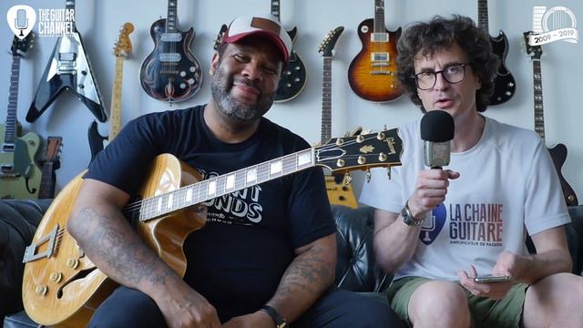 Kirk Fletcher interview with T-Bone Walker 1949 Gibson ES-5N in hand смотреть онлайн