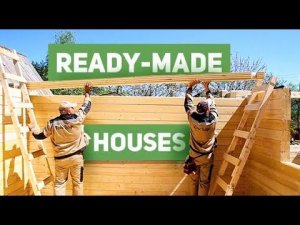 How to build a house from a bar in one day. TopsHouse company.