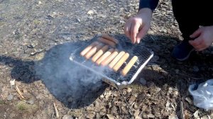 Обзор одноразового гриля. Одноразовый мангал.