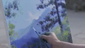 Мастер-класс по живописи маслом №12 - Пленэр Горный мотив. Урок рисования маслом Игорь Сахаров