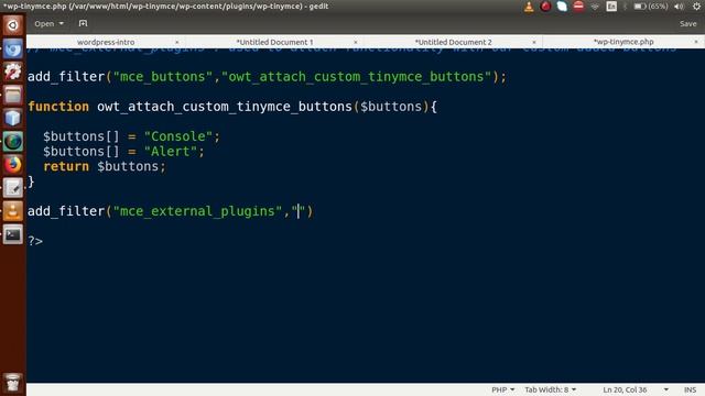 Learn Wordpress Plugin with TinyMCE Editor Beginners Tutorial (#2) Simple Buttons setup to Editor
