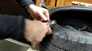 Вулканизатор ТП-19 в действии