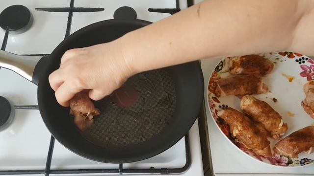 Мясные рулетики Огни Москвы - Meat Rolls Moscow Lights