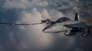 Aerial Refueling of US Marine FA-18 Hornets