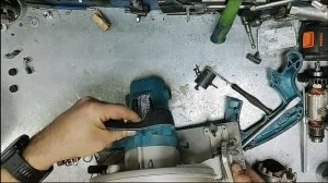 Диагностика и ремонт циркулярной пилы Makita 7601