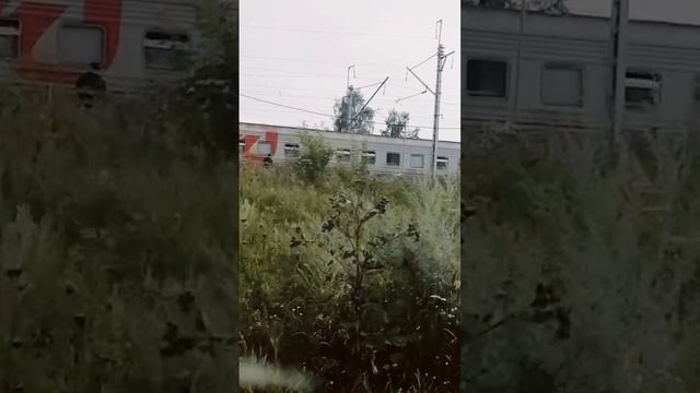 Пассажирский поезд.