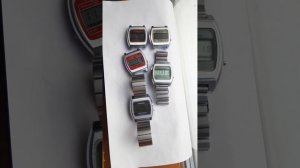 Обзор часов Электроника 5-202! Есть модель с подсветкой! Есть Quartz LCD SIX MADE IN USSR
