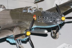 Модель самолёта Ил-4, в масштабе 1-48