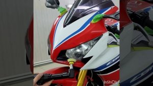 Honda cbr 1000 Полировка мотоцикла