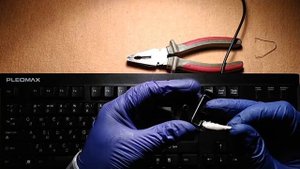 Устранение залипания кнопки Enter на клавиатуре/ Fixing the Enter-button stucking on the keyboard