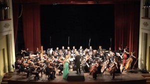 Ария Лауретты. Ирина Воронцова - арфа. Симфонический оркестр МГУ.
