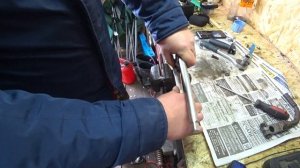 Часть 27 Установка лапки кпп и кикстартера. Проект восход эндуро с нуля своими руками из хлама.