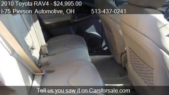 2010 Toyota RAV4 4WD 4dr 4-cyl 4-Spd AT Ltd - for sale in Fr смотреть онлайн