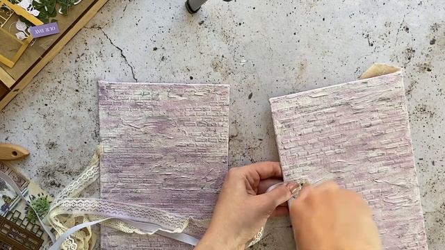 СП "Листая страницы". Создаём обложку для Джанбука в стиле прованс | Мастер-класс | Скрапбукинг смотреть онлайн