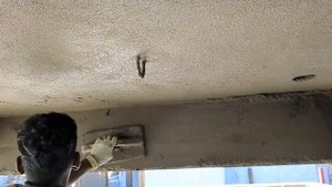 Технически!  Балочная штукатурка ||  Потолочная бетонная балка идеально оштукатурена цементом
