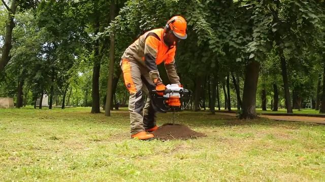 Мотобур STIHL BT 131, видеообзор смотреть онлайн