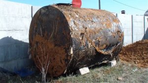 Как вытянуть вкопанную емкость, цистерну, бочку.